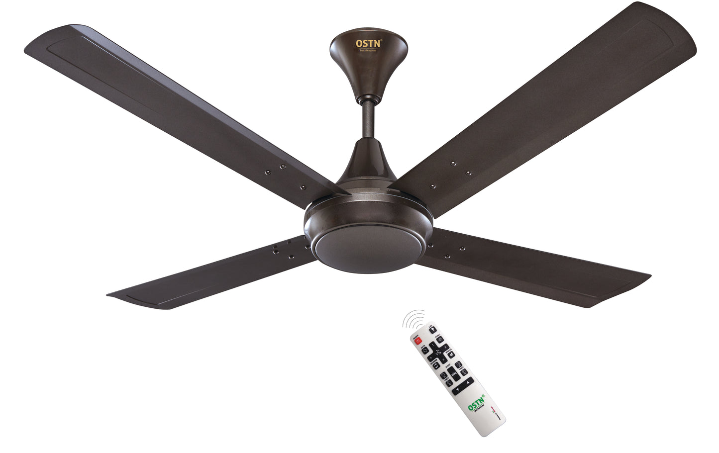 ARC 4 - BLDC Fans | 28 Watts, 5 Star, Smart Remote, Anti Dust | All Weather, Energy Saver BLDC Ceiling Fan, 4 Blade | 1200 mm